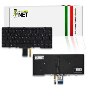 Tastiera retroilluminata compatibile con Dell Latitude 7390 2-in-1 ITALIANA - Zdjęcie 1 z 6