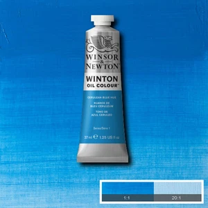 Winsor and Newton Winton Oil Colour 1.25 oz. Cerulean Blue Hue - Picture 1 of 1