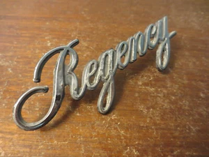 Original 1970s Oldsmobile Regency metal car badge / emblem - part no. 9621115 - Picture 1 of 5