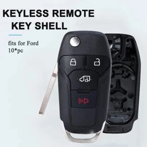 10*Replacement For Ford Transit Connect 2019-2023 Remote Key Shell Case 4Buttons - Picture 1 of 5