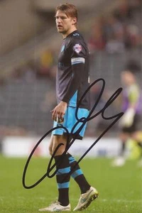 SHEFFIELD WEDNESDAY: GLENN LOOVENS SIGNED 6x4 ACTION PHOTO+COA - Picture 1 of 1
