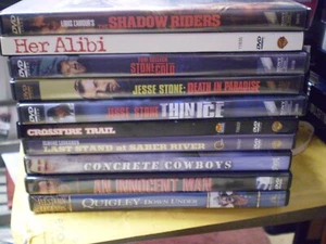 (10) Tom Selleck DVD Lot: Shadow Riders (3) Jesse Stone Quigley Down Under MORE - Picture 1 of 1