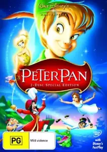 Peter Pan (Special Edition, DVD, 1953, 2 Discs) Bobby Driscoll, Kathryn Beaumont - Picture 1 of 1