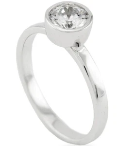 Anillo abierto plata Rodiada Luxenter 610800 Circonita blanca-Talla 14 - Imagen 1 de 5