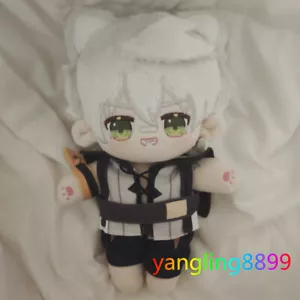 Stocked Game Genshin Impact Bennett Cosplay Plushie Doll Cute Toy w/Clothes 20cm - Picture 1 of 12