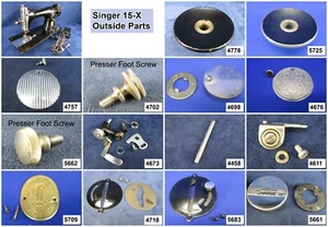 Singer Nähmaschine Modelle 15-88, 89, 91 Wählen Sie Ihre Teile! Kostenloser Versand über $ 30 - Bild 1 von 165