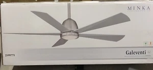 Minka 259977 Galeventi 52 Inch Ceiling Fan Brushed Nickel Finish LED Remote Inc. - Picture 1 of 4