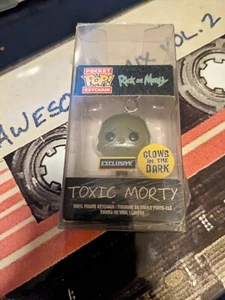 Funko Pocket Pop Keychain Toxic Morty Glow in the Dark W/ Protector  - Picture 1 of 7