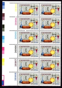 Scott #1685 Chemistry Plate Block of 12 Stamps - MNH - Picture 1 of 1