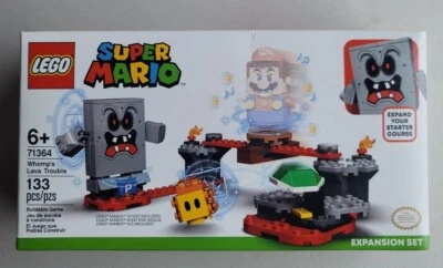 Lego Super Mario 71364 WHOMP'S LAVA TROUBLE Expansion Set 133pcs New Sealed 2020 - Image 1 of 2