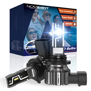 NOVSIGHT HB3 LED 9005 LED Headlight Globes Kit Hi or Lo 10000LM 300% Brighter AU - Picture 1 of 12