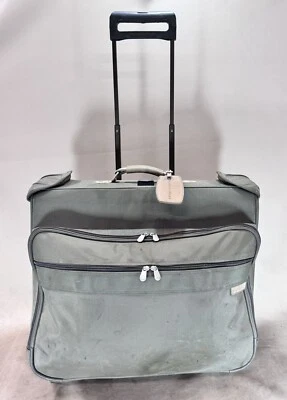 Briggs & Riley Baseline Olive Green 24” Wheeled Wardrobe Large Garment Bag U76 - Image 1 of 4