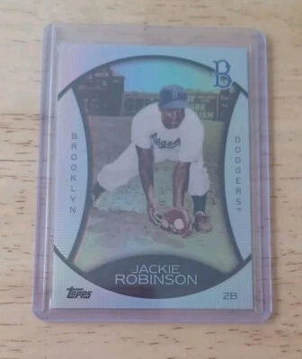 2010 Topps Jackie Robinson Legends Chrome Cereal Platinum #PC2 Dodgers - Image 1 of 2