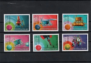 Ajman - 1971 - Space Research PERF Set de 6 montadas sin montar o nunca montada - Mi-1216A-1220A - Imagen 1 de 1