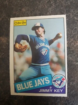 1985 O-Pee-Chee Base Jimmy Key Card# 193 - Image 1 of 2