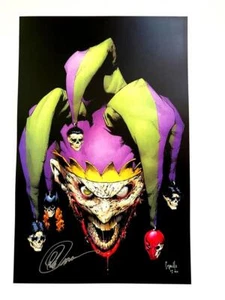 SDCC 2022 SIGNED Litho Print by Greg Capullo Batman Death of Family Saga Cover - Picture 1 of 3
