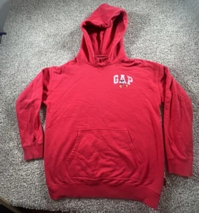 Gap x Disney Mickey Mouse Graphic Red Hoodie Youth Large - Picture 1 of 10