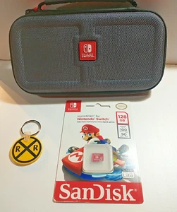 New SanDisk 128GB microSD Nintendo Switch Memory Card&Official Switch Lite Case - Photo 1 sur 12