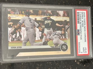 2020 Topps Now Chrome DEREK JETER Career Retrospective #DJ6 PSA 9 Mint