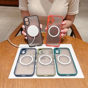 Case Cover For iPhone 16 Pro Max 15 14 11 13 12 11 7 8 Magsafe Shockproof Matte - Picture 1 of 17