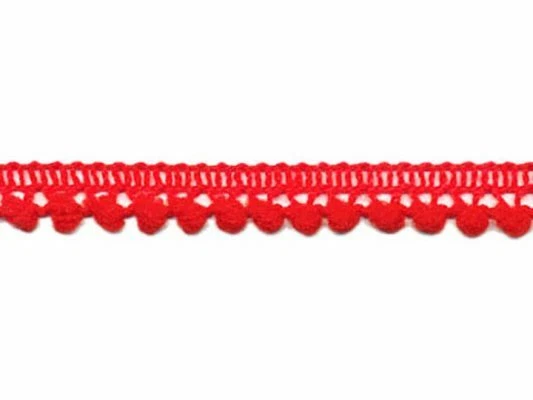 Mini Pom Pom Fringe, trim 3/8 inch wide--select color/price per yard - Image 1 of 3