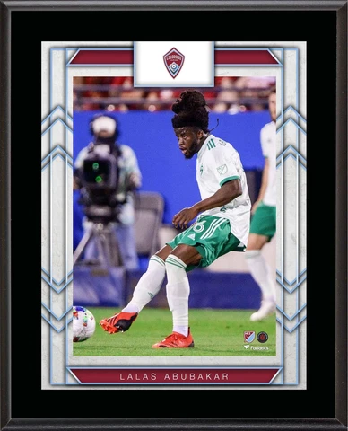 Lalas Abubakar Colorado Rapids 10.5" x 13" Sublimated Player Plaque Cover