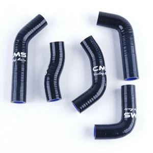 For 2000-2010 Honda XR650 XR650R Black Silicone Radiator Coolant Hose Kit - Foto 1 di 9