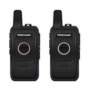 2X Vineyuan Q1 Mini Walkie Talkie UHF 400-470mhz  Portable Handheld Ham CB Radio - Picture 1 of 12
