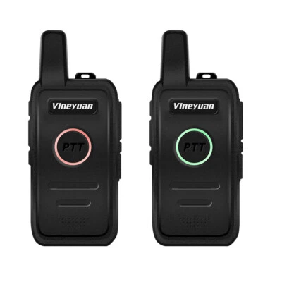 2X Vineyuan Q1 Mini Walkie Talkie UHF 400-470mhz  Portable Handheld Ham CB Radio - Image 1 of 4