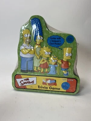 The Simpsons Trivia Game 2000 New Factory Sealed in Plastic-Covered Tin - Image 1 of 4