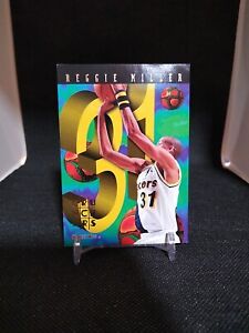 1995-96 Skybox NBA Hoops - Reggie Miller - Crunchers Insert #16