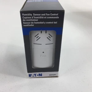 Eaton HDFS3P1 Humidity Sensor and Fan Control HDFS3P1-W-L White - Picture 1 of 8