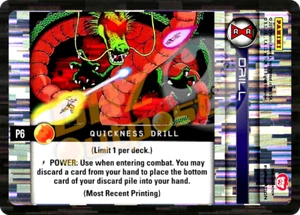 Lámina de taladro rápido Dragon Ball Z DBZ TCG Panini Promo P6 (Evolución) - Imagen 1 de 1