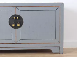 chinesische Kommode Sideboard Orientalisch/Asiatisch grau #M-SID-A68G - Bild 1 von 6