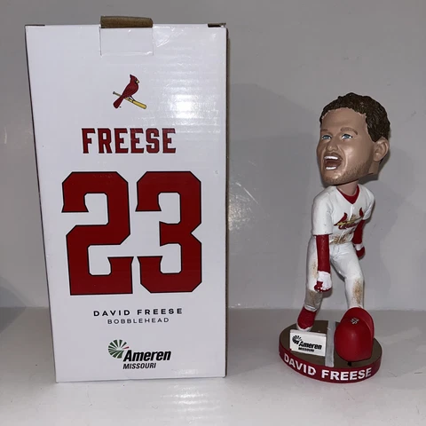 St Louis Cardinals David Freese 2011 World Series MVP Bobblehead SGA NIB Cover