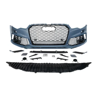Kit de carrocería de parachoques delantero para Audi A6 S6 2012-2015 actualizado a RS6 Renn Sport Style Foto 1 de 4