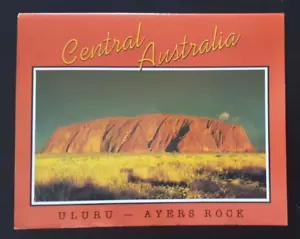 Vintage 1980s Postcard 12 View Folder Central Australia Uluru Alice Springs - Bild 1 von 4