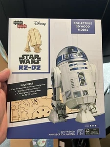 Disney Incredi builds Star Wars R2-D2 Collectible 3D Wood Model NEW - Picture 1 of 2