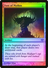 Font of Mythos FOIL Conflux MINT Artifact Rare MAGIC THE GATHERING CARD ABUGames