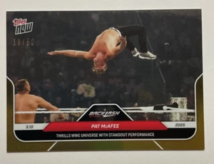 18/50* PARALLEL Pat McAfee - 2025 WWE Topps NOW® - Tarjeta 51 - Imagen 1 de 3