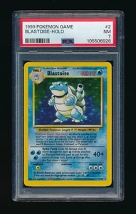 PSA 7 BLASTOISE HOLO 1999 POKEMON BASE SET UNLIMITED #2/102 *NEAR MINT CONDITION - Picture 1 of 2