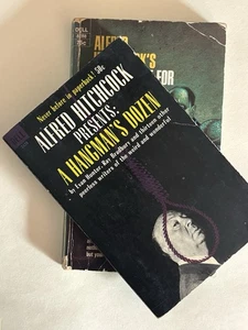 2 ALFRED HITCHCOCK vintage STORIES NOT FOR THE NERVOUS + HANGMAN’S DOZEN Books - Bild 1 von 7