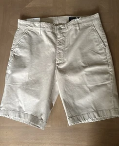 AG Adriano Goldschmied Herren GRIFFIN Tailored SHORTS Slim Fit 34x10 braun - Bild 1 von 12