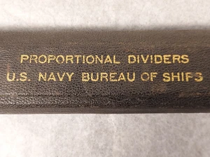 Vintage US Navy Bureau of Ships Proportional Dividers Dietzgen Drafting Tools - Bild 1 von 10