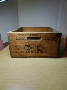 ⭐Vintage Western Cartridge Co 22 Long Super X Long Range Munitionskiste Kiste - Bild 1 von 24