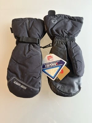 Мужские варежки Can-Am Ski-Doo большие водонепроницаемые дышащие съемные вставки Hipora - Изображение 1 из 4