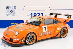 Solido - 1:18 Porsche 911 (993) RWB Jagermeister No.7 Orange 2020 - Diecast M... - Picture 1 of 11