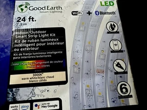 Good Earth Smart Lighting Indoor/Outdoor Smart Strip 24 Ft. Light Kit - Picture 1 of 3