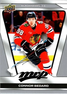 2025-26 Upper Deck MVP - #95 Connor Bedard Silver Script Chicago Blackhawks - Bild 1 von 2