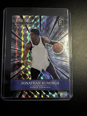 2021-22 Wild Card Alumination - Silver Mosaic #ABC-4 Jonathan Kuminga /249 (RC) - Image 1 of 2